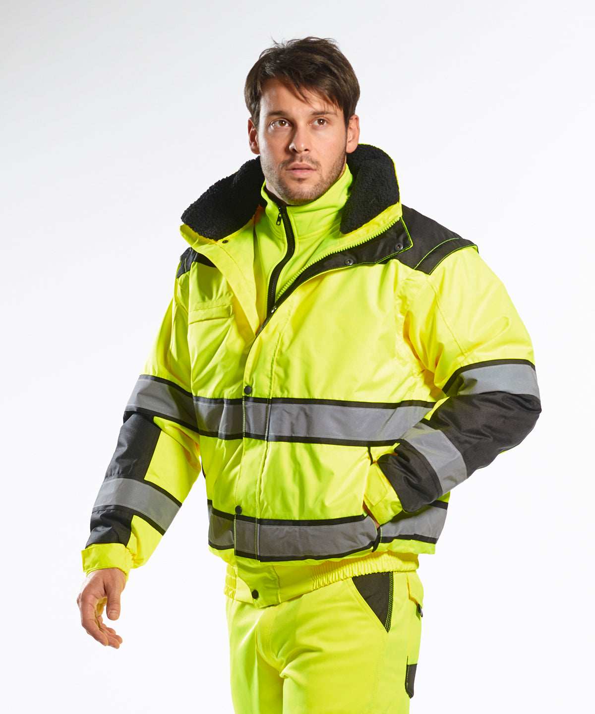 Hi-vis classic bomber jacket (C466)