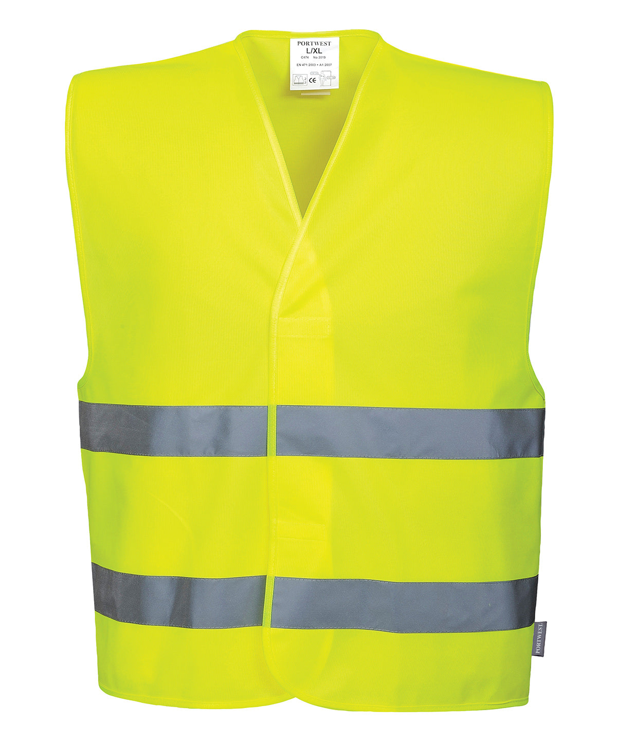 Hi-vis two-band vest (C474)