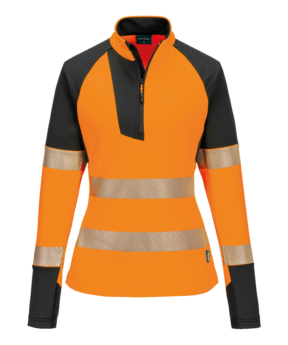 Women’s PW3 Hi-vis ¼-zip sweatshirt (T173)