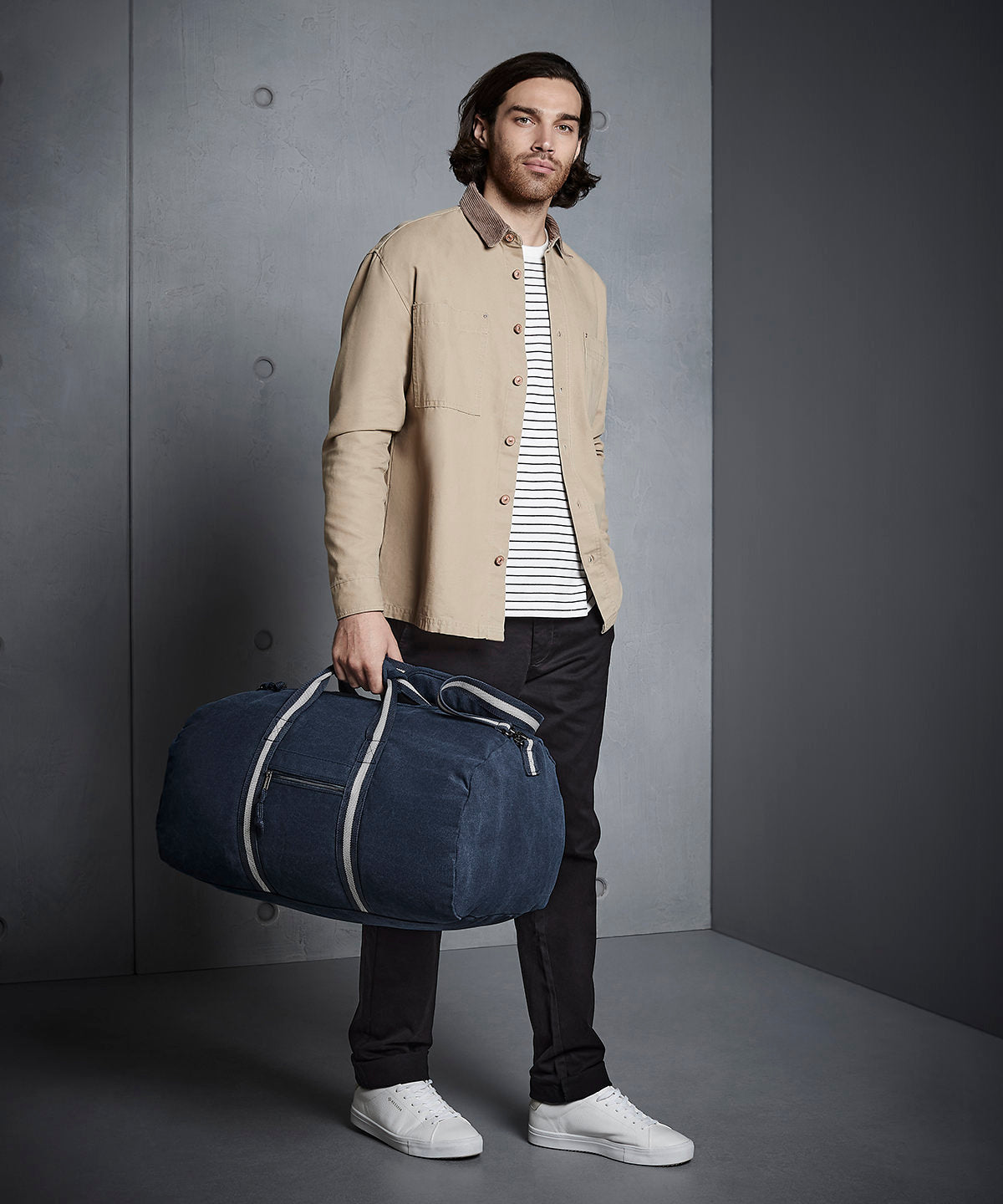 Vintage canvas holdall