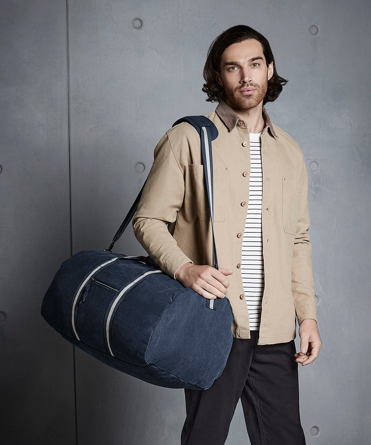 Vintage canvas holdall