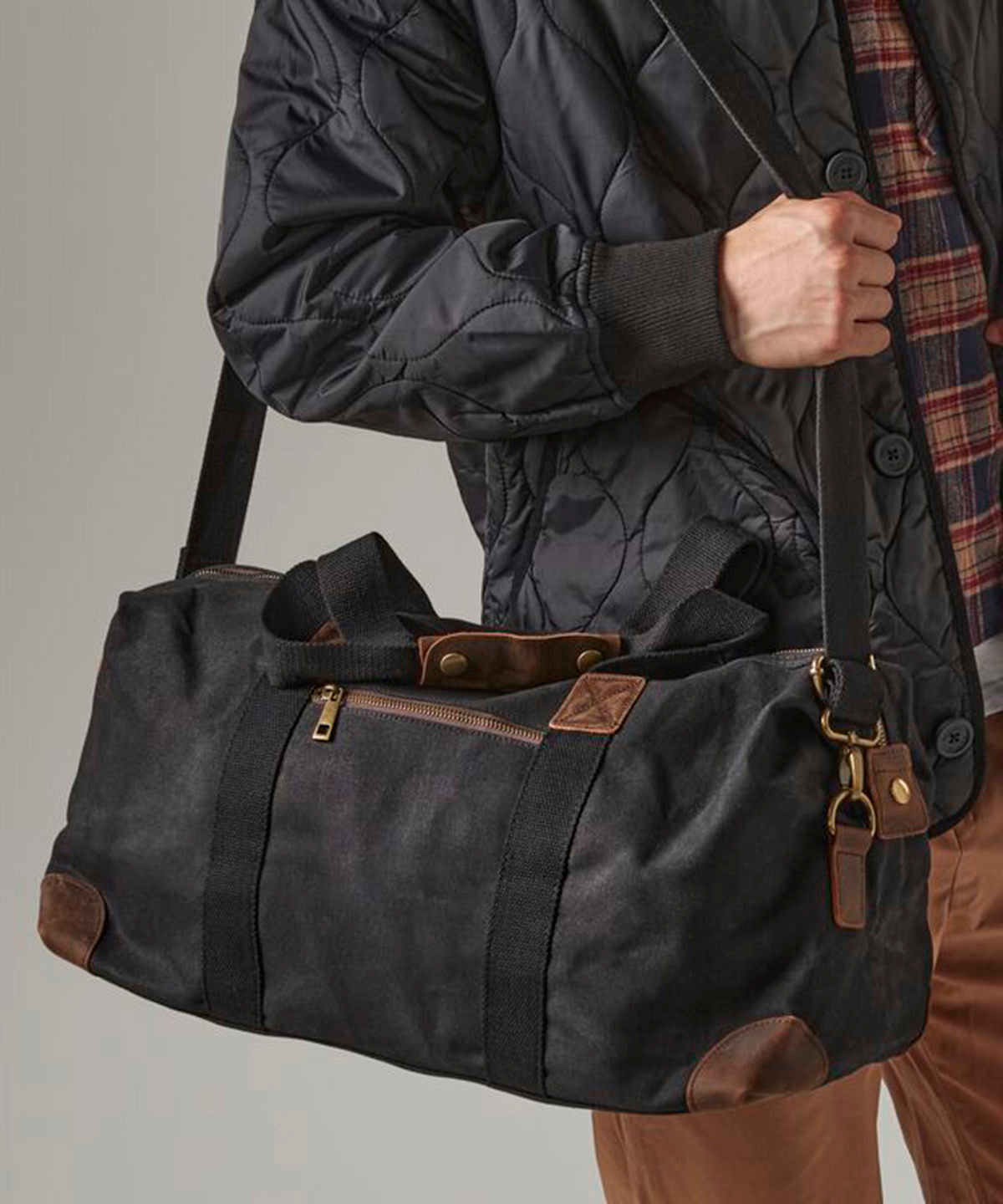 Heritage waxed canvas holdall