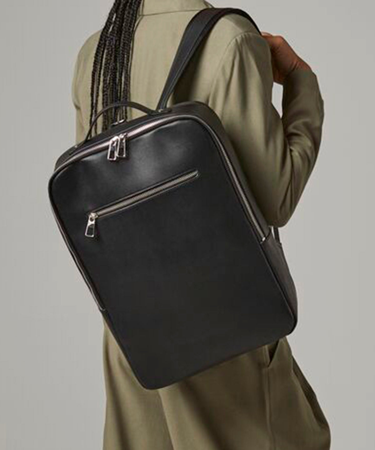 Tailored luxe PU backpack