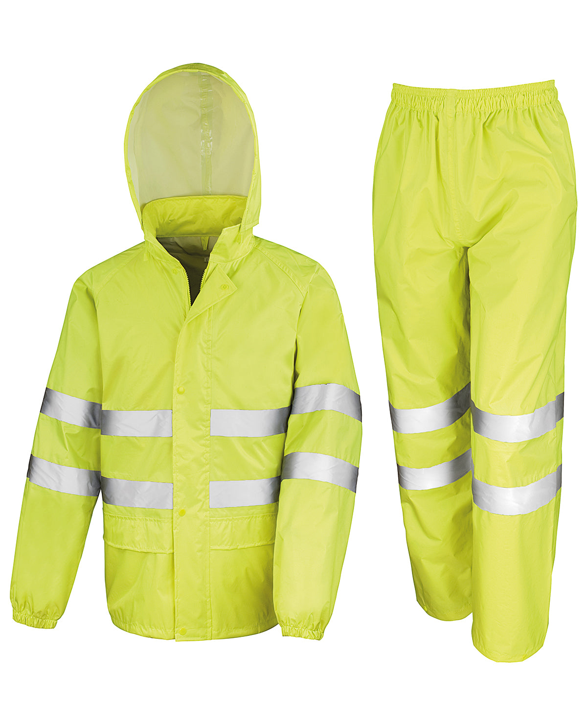 High-viz waterproof suit