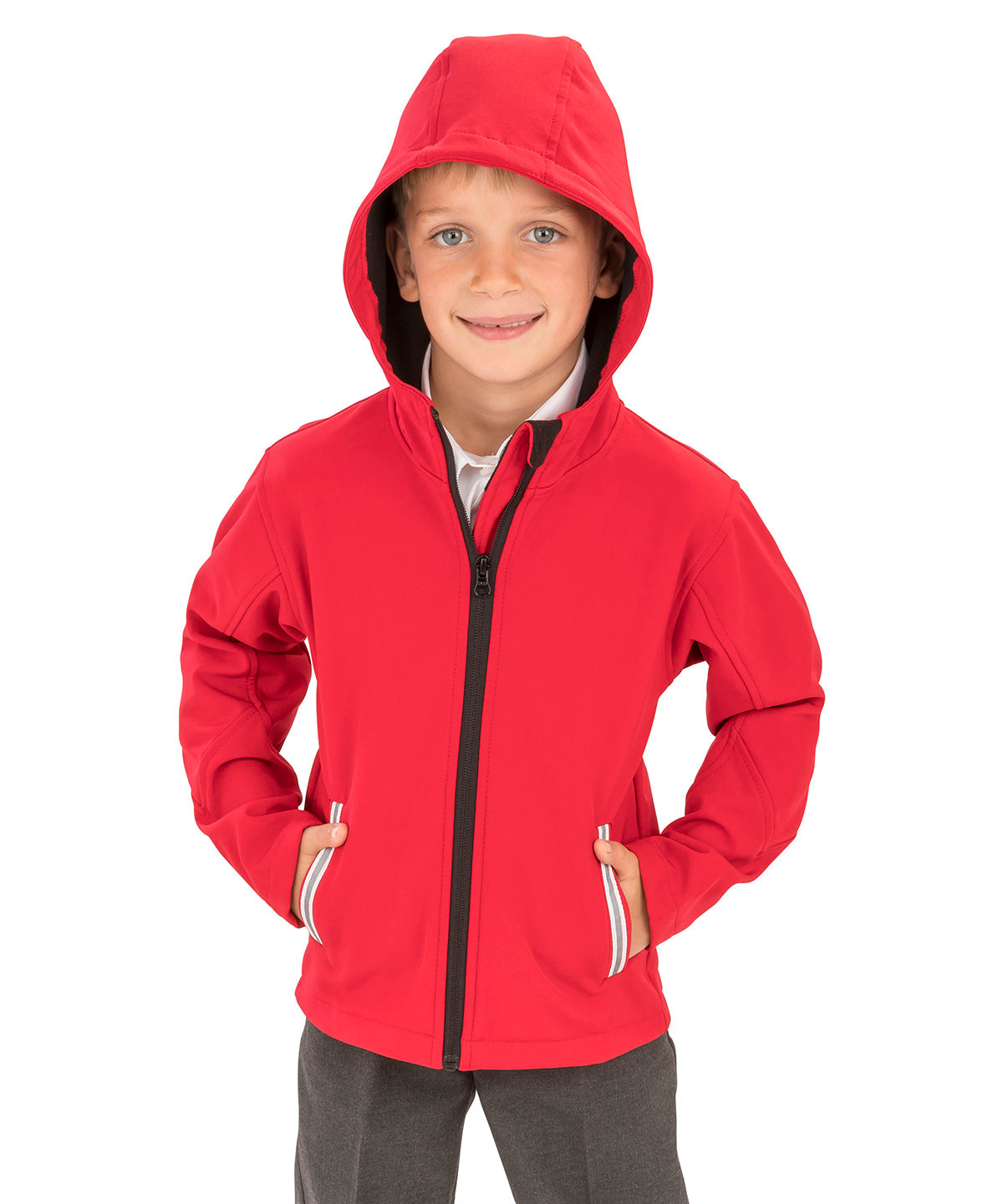 Core junior TX performance hooded softshell jacket