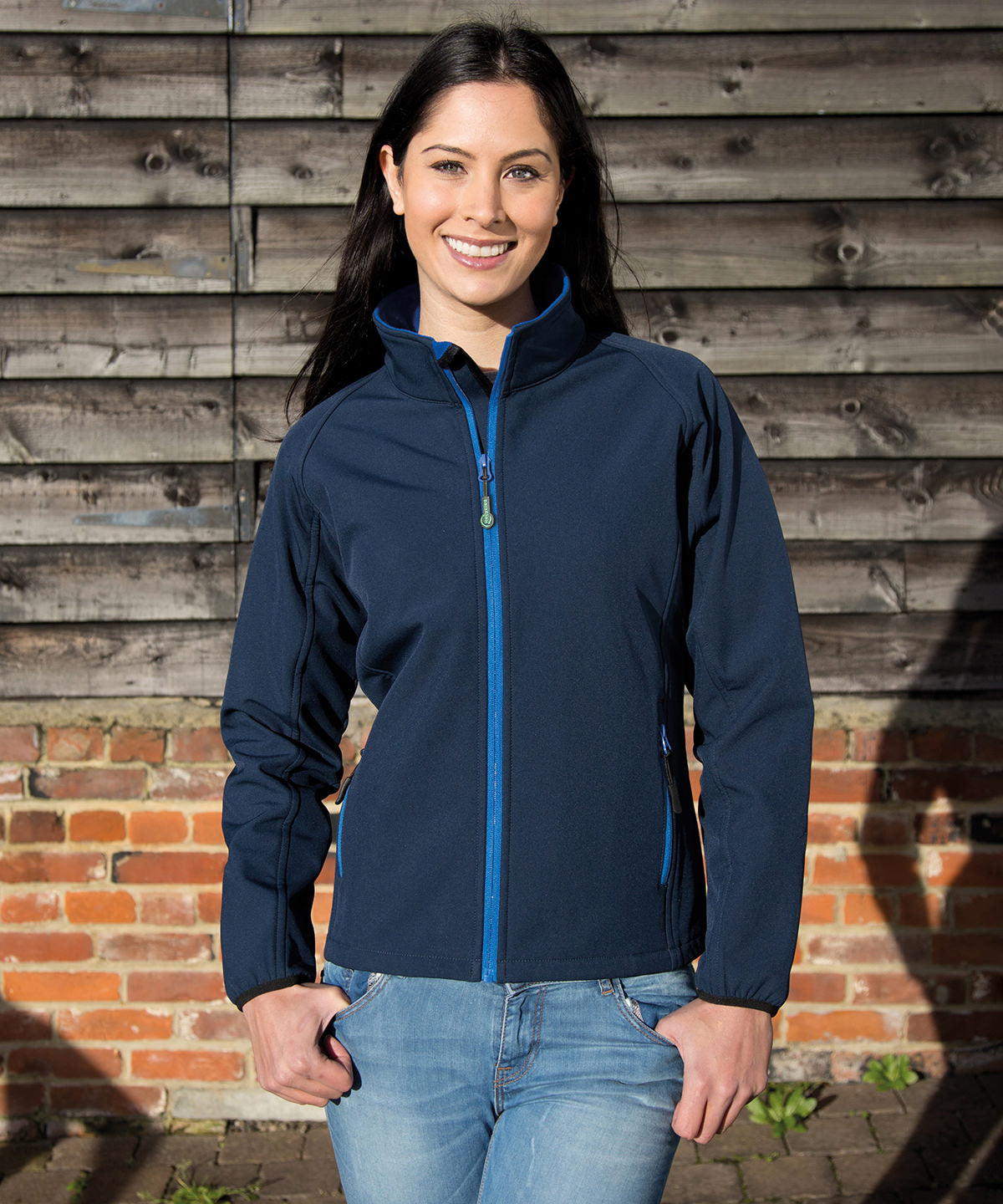 Women's Core printable softshell jacket