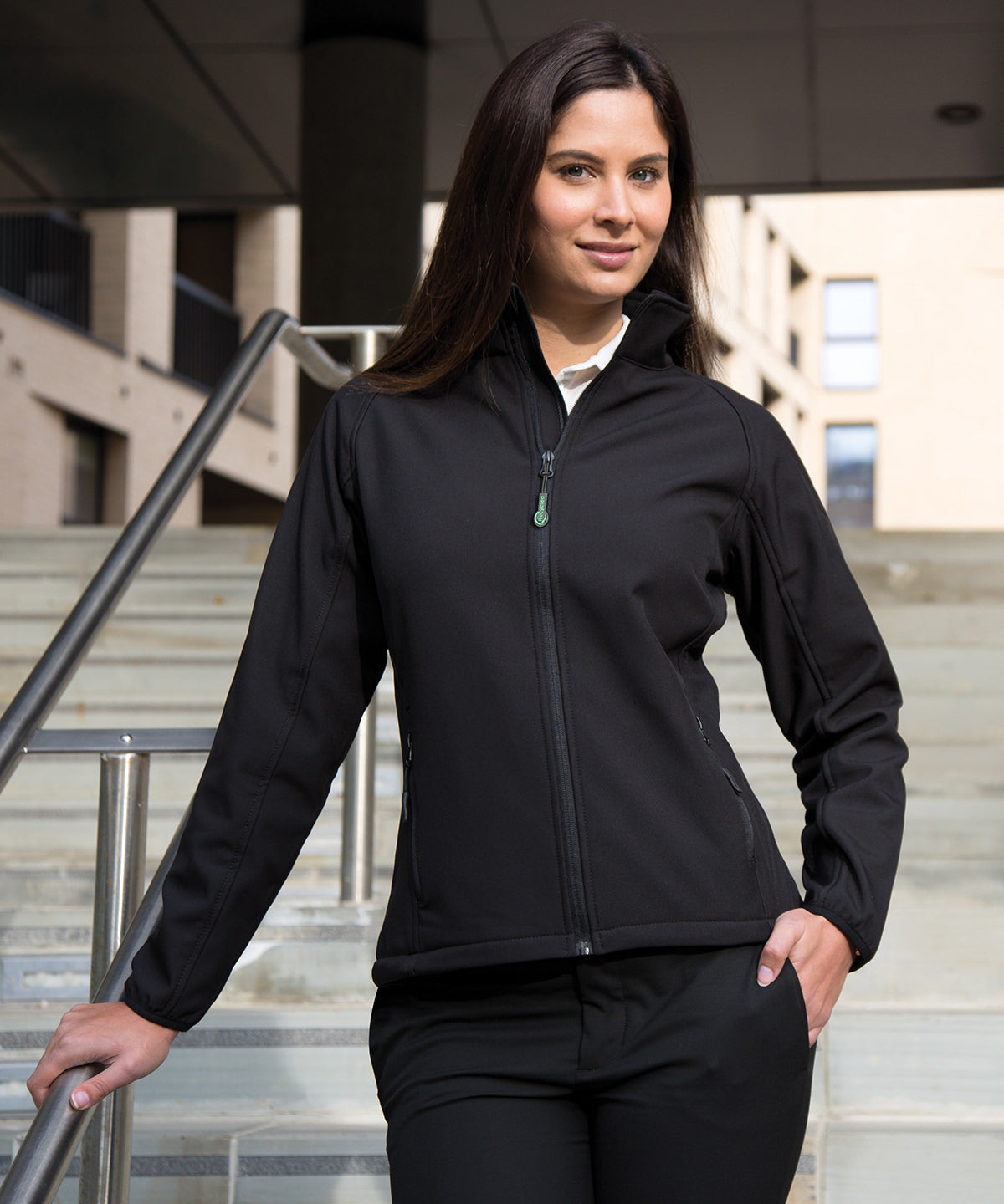 Women's Core printable softshell jacket