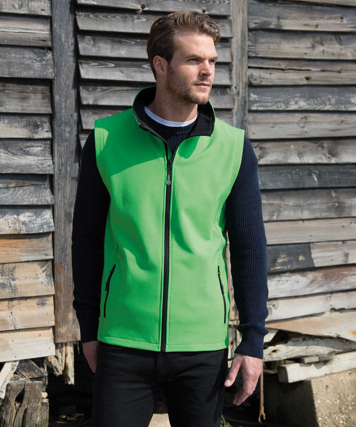 Printable softshell bodywarmer
