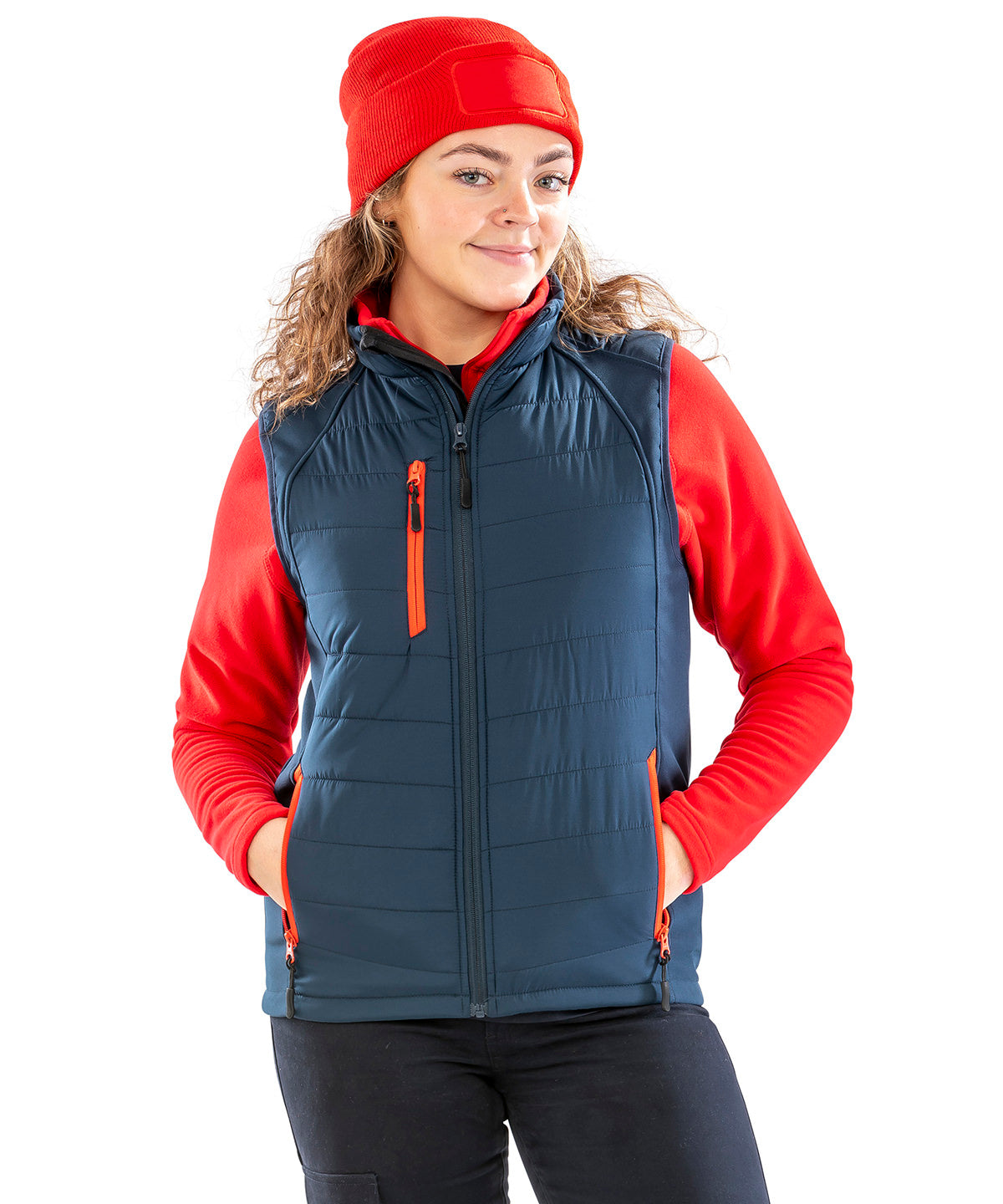 Compass padded softshell gilet