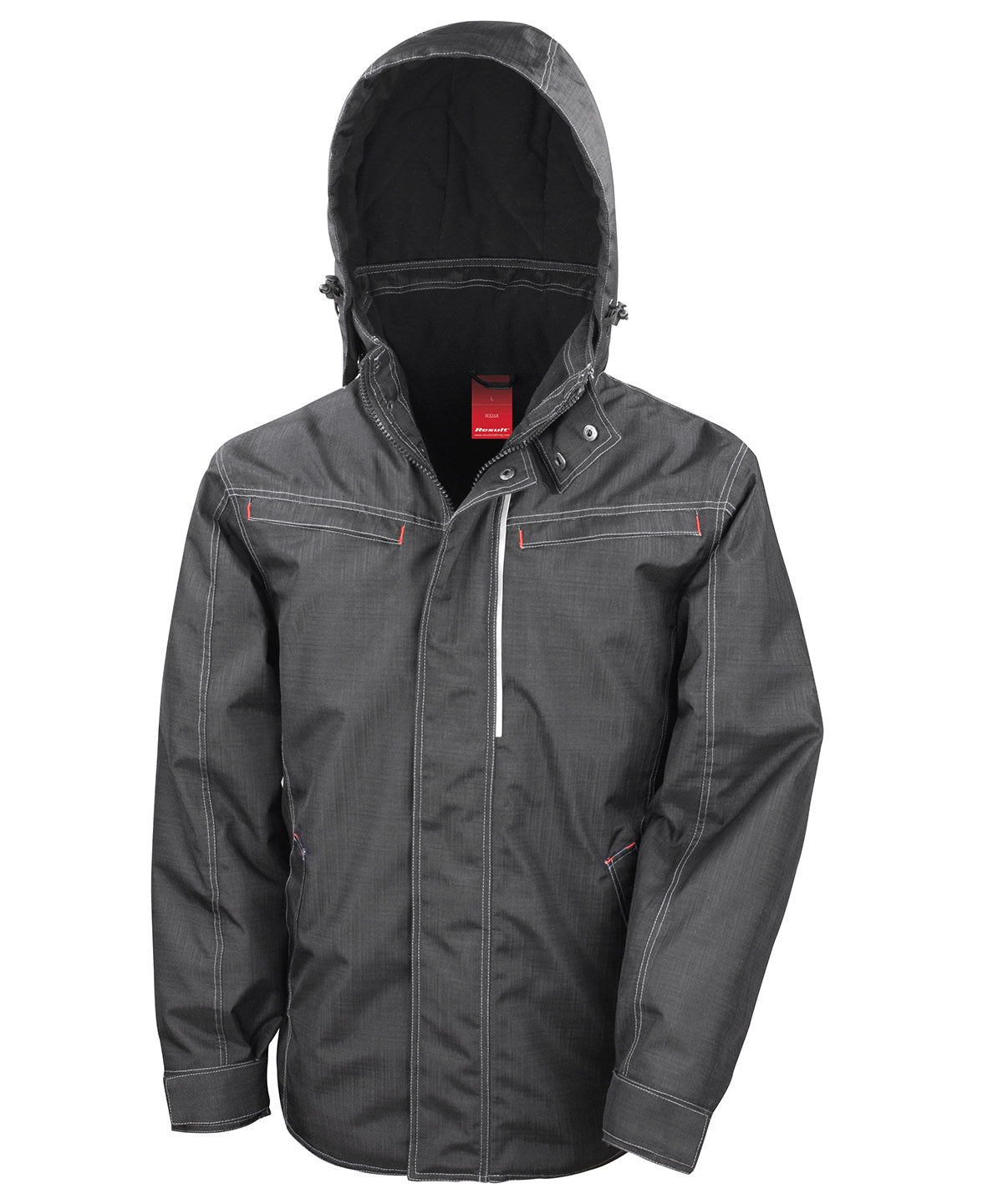 Denim texture rugged jacket