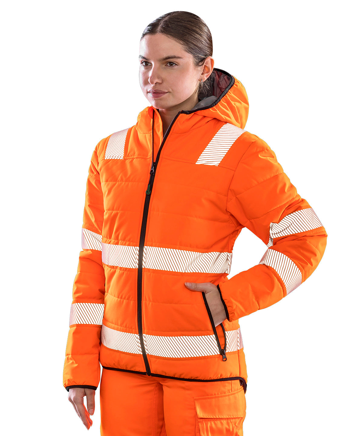 Recycled ripstop padded safety jacket