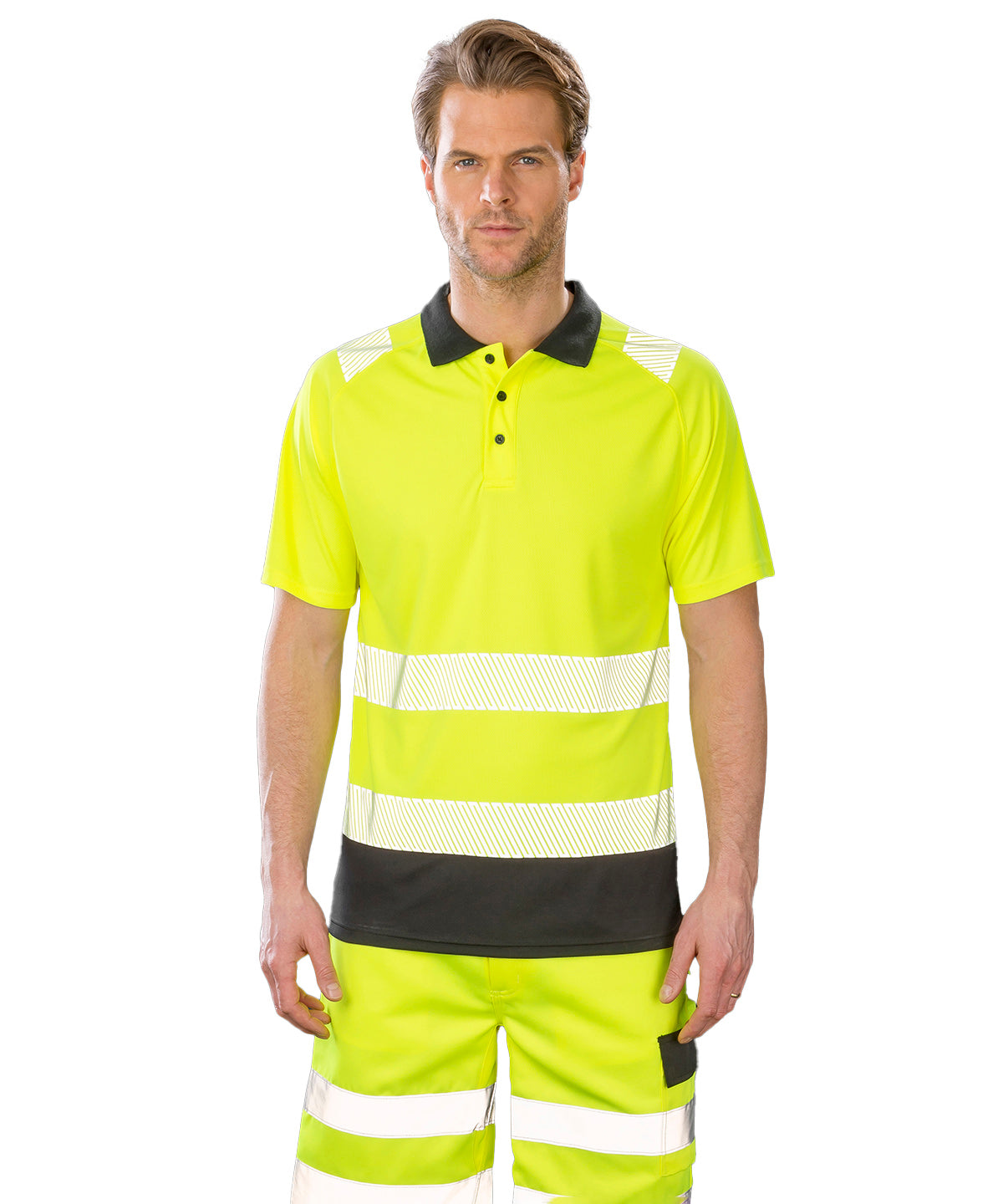 Recycled safety polo