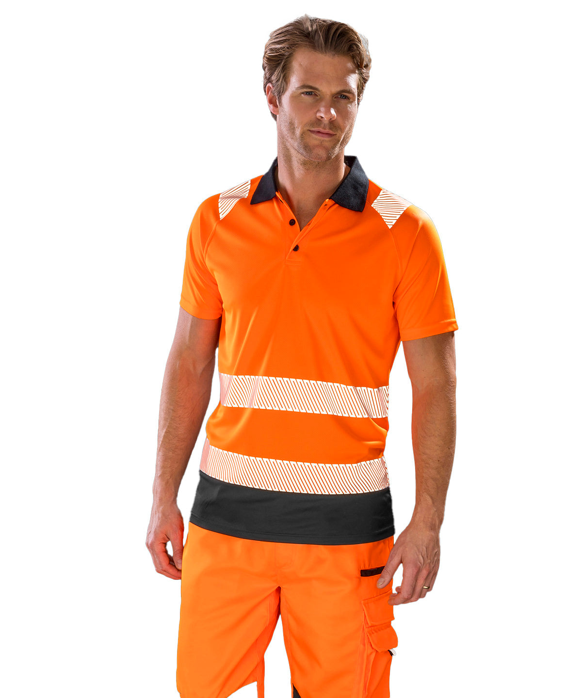 Recycled safety polo