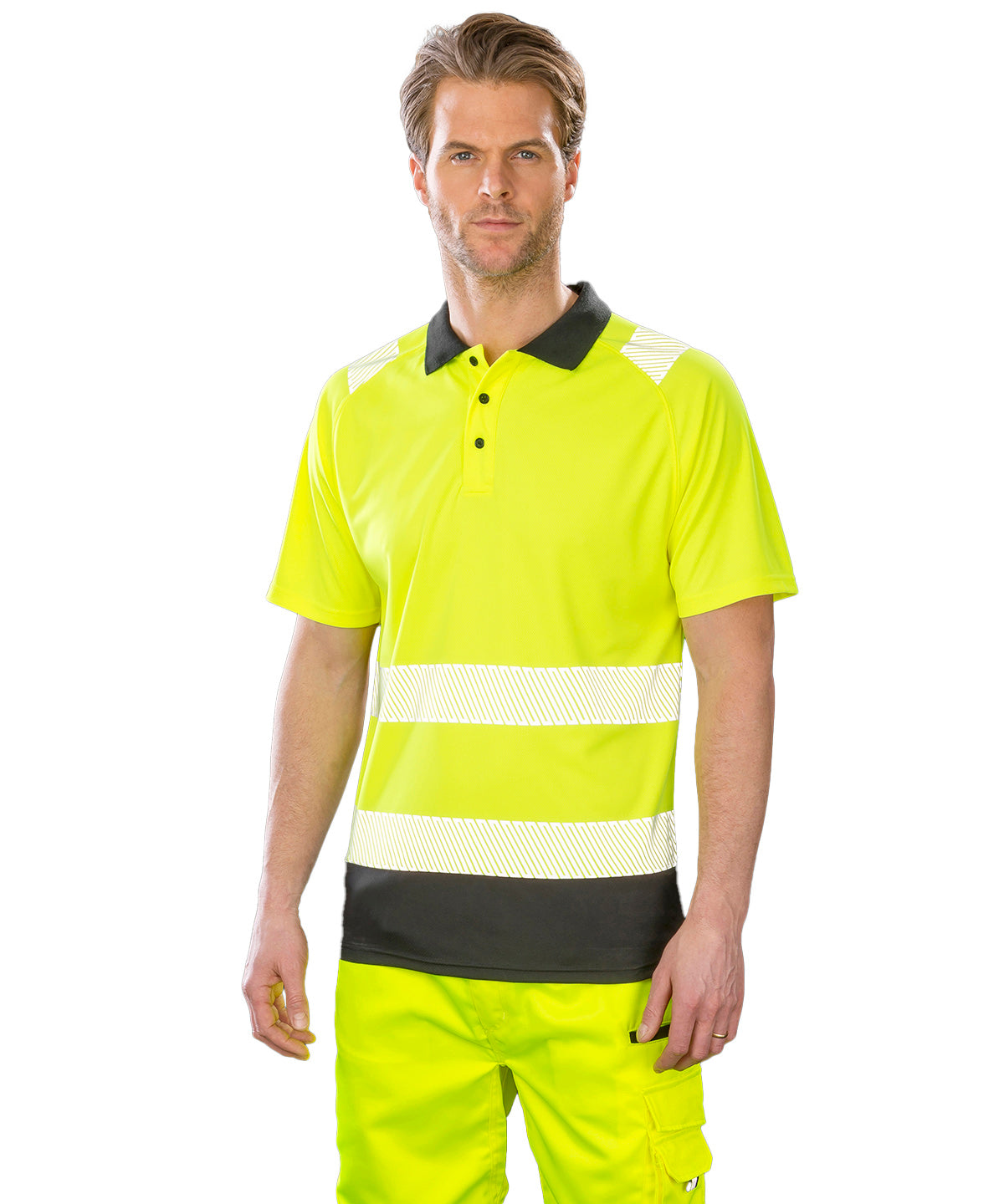 Recycled safety polo