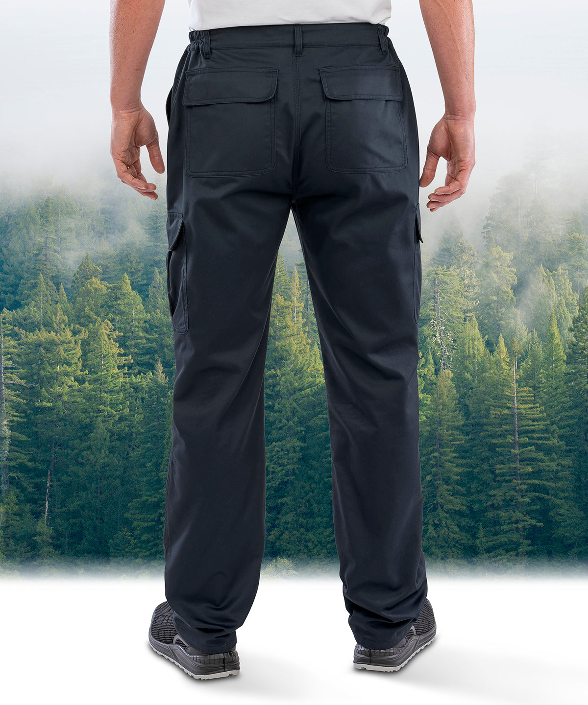 Recycled work-guard utility trousers