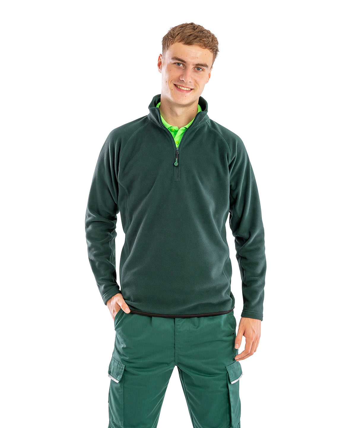 Recycled microfleece top