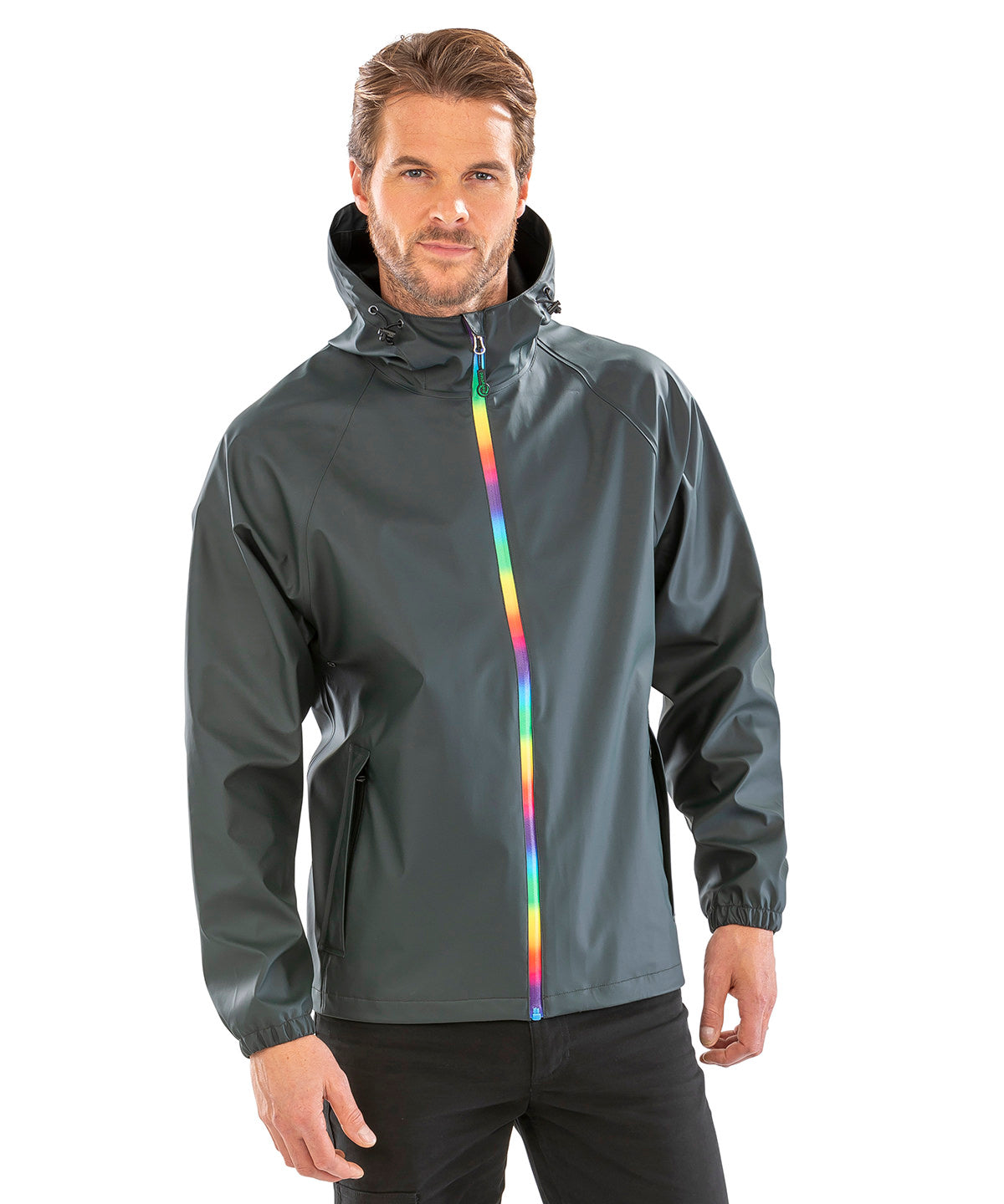Prism PU waterproof jacket with recycled backing