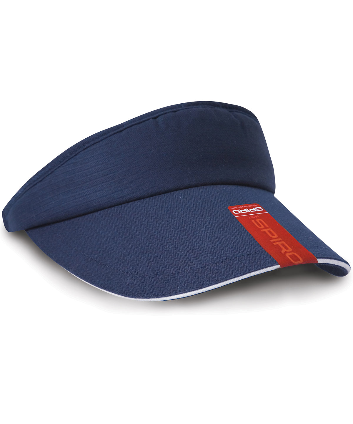 Herringbone sun visor with sandwich peak