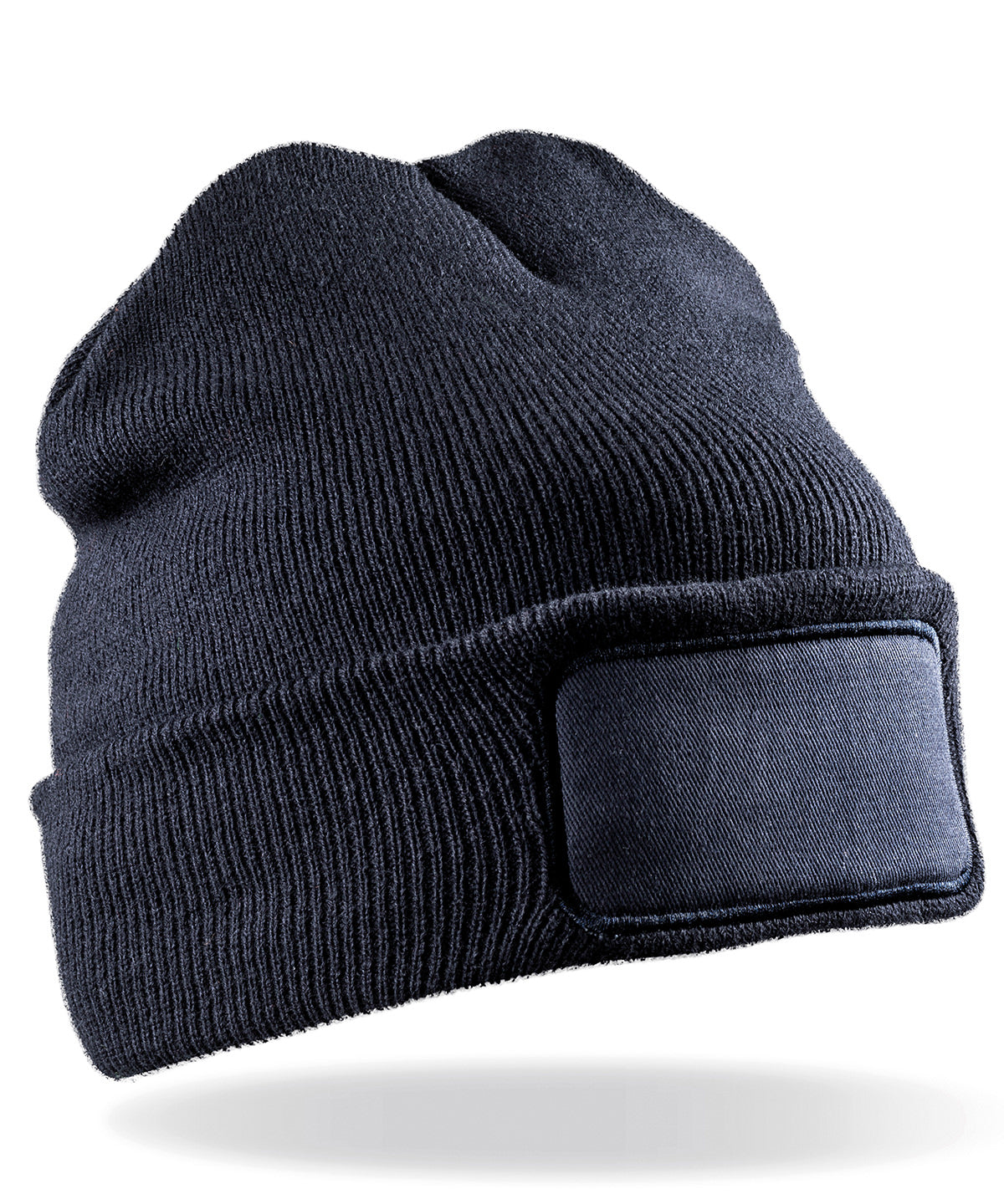 Recycled double knit printers beanie