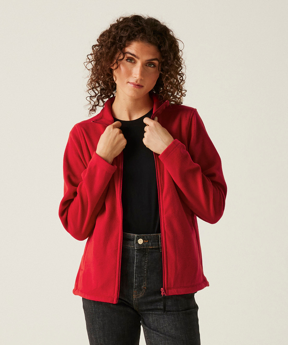 Women's full-zip microfleece