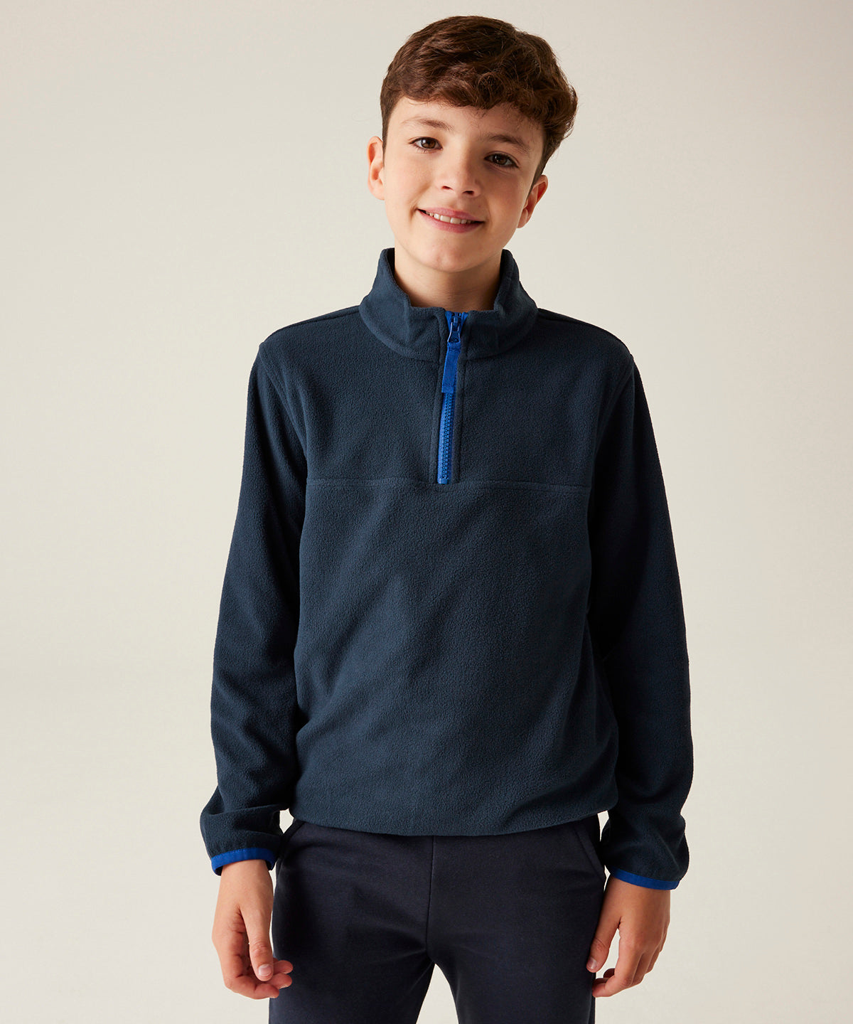 Kids half-zip microfleece