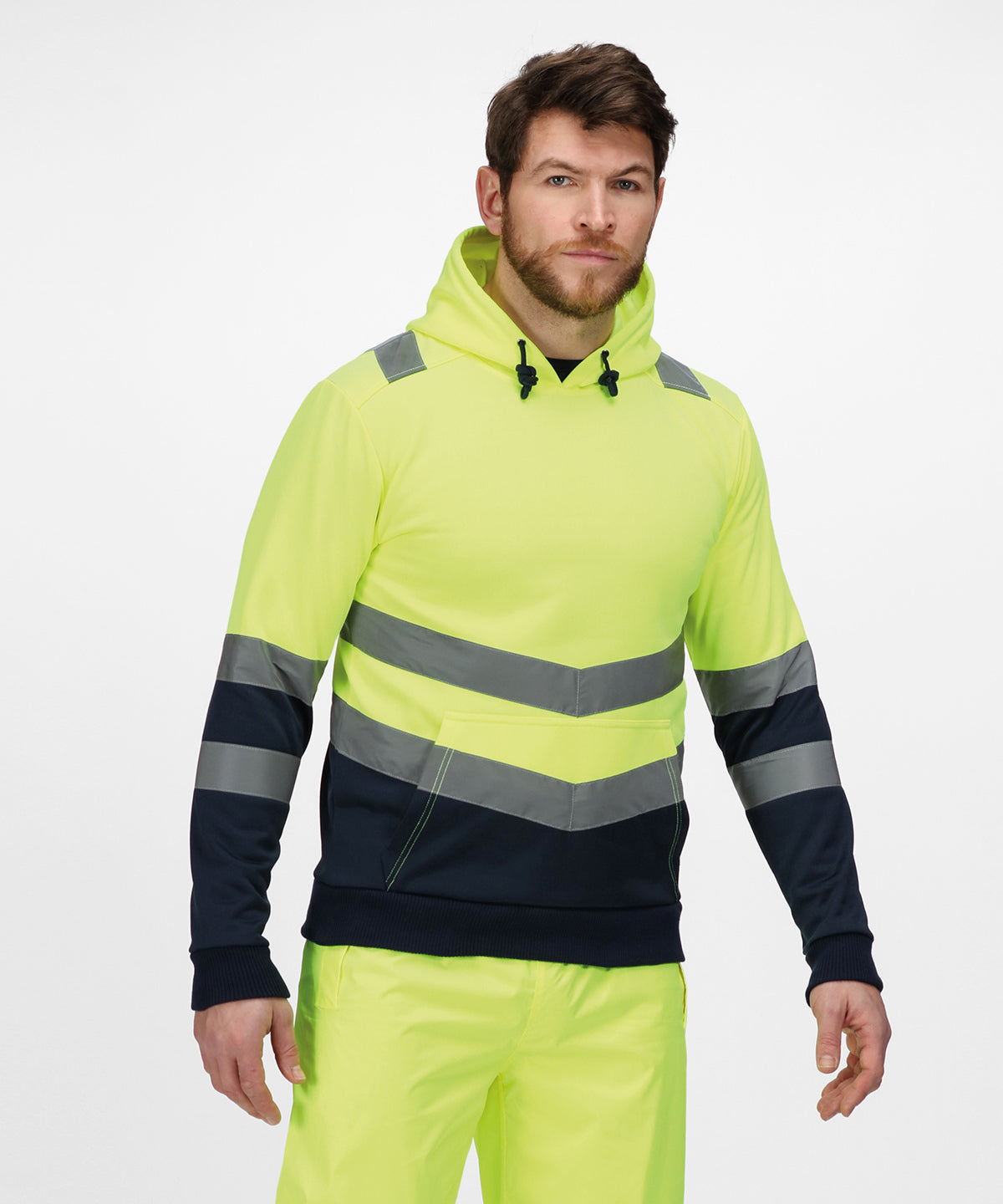 Pro hi-vis overhead hoodie