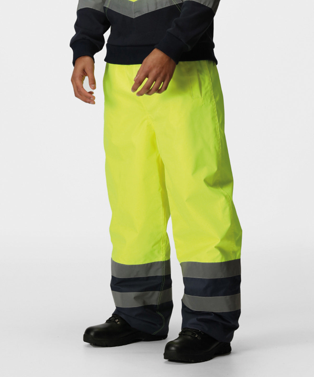 Pro hi-vis insulated overtrousers