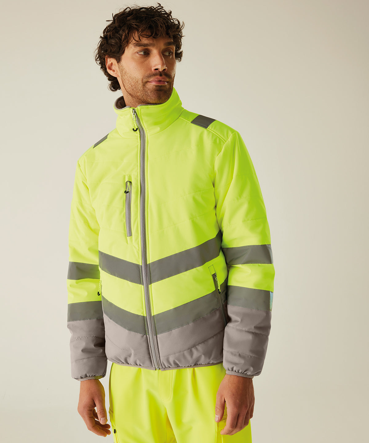 Hi-vis two-tone thermal jacket