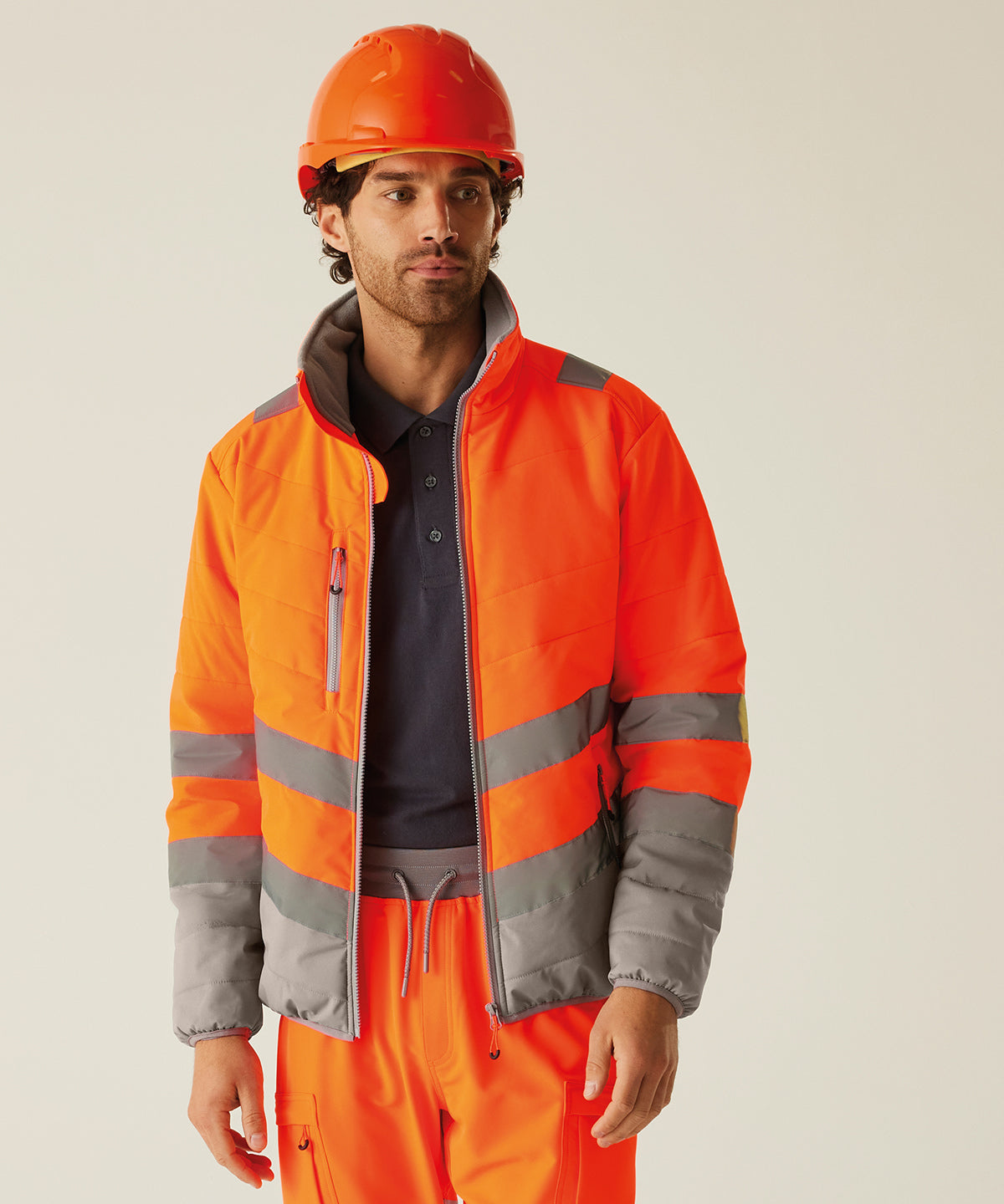 Hi-vis two-tone thermal jacket