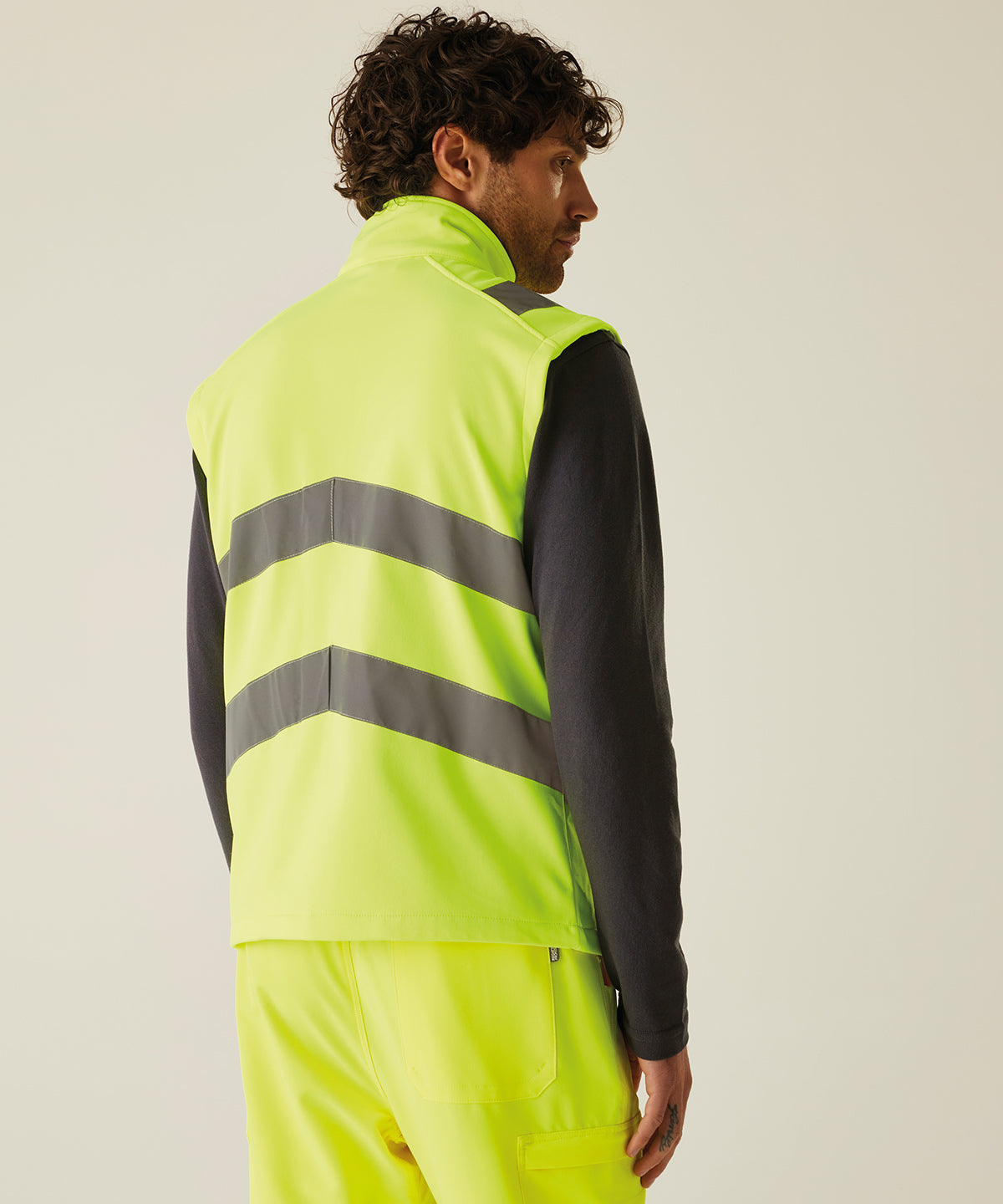 Hi-vis Pro contract Ablaze softshell bodywarmer