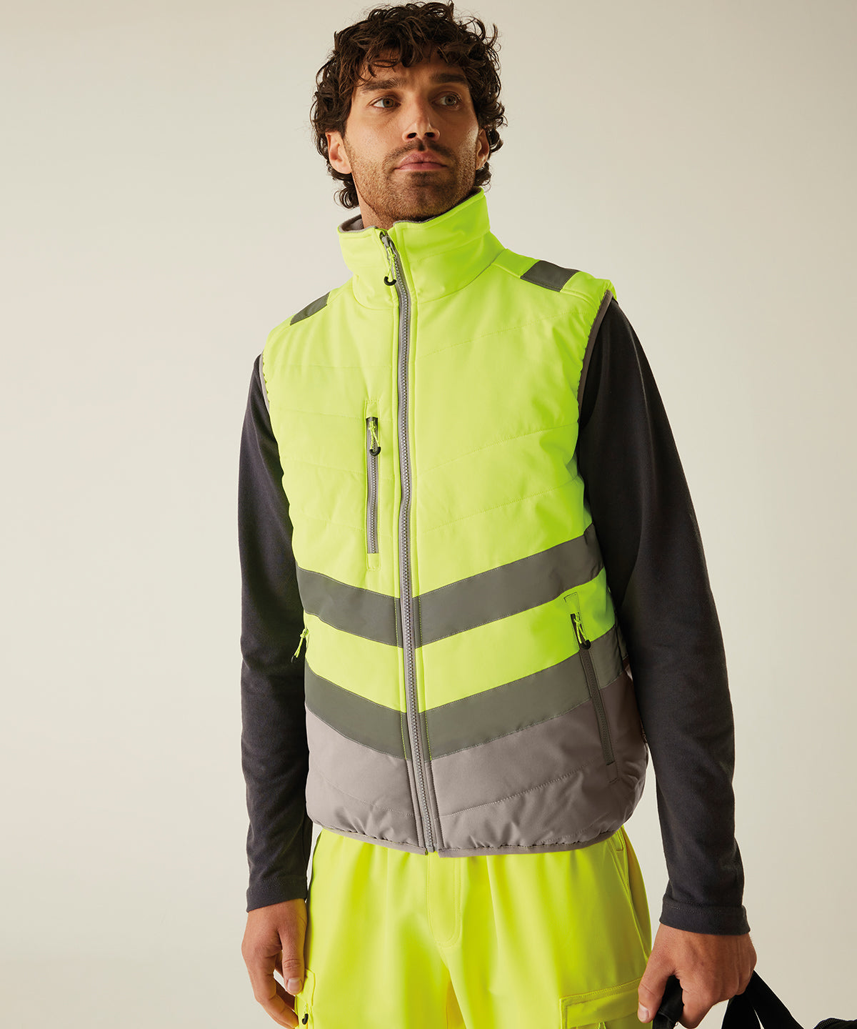 Hi-vis two-tone thermal bodywarmer