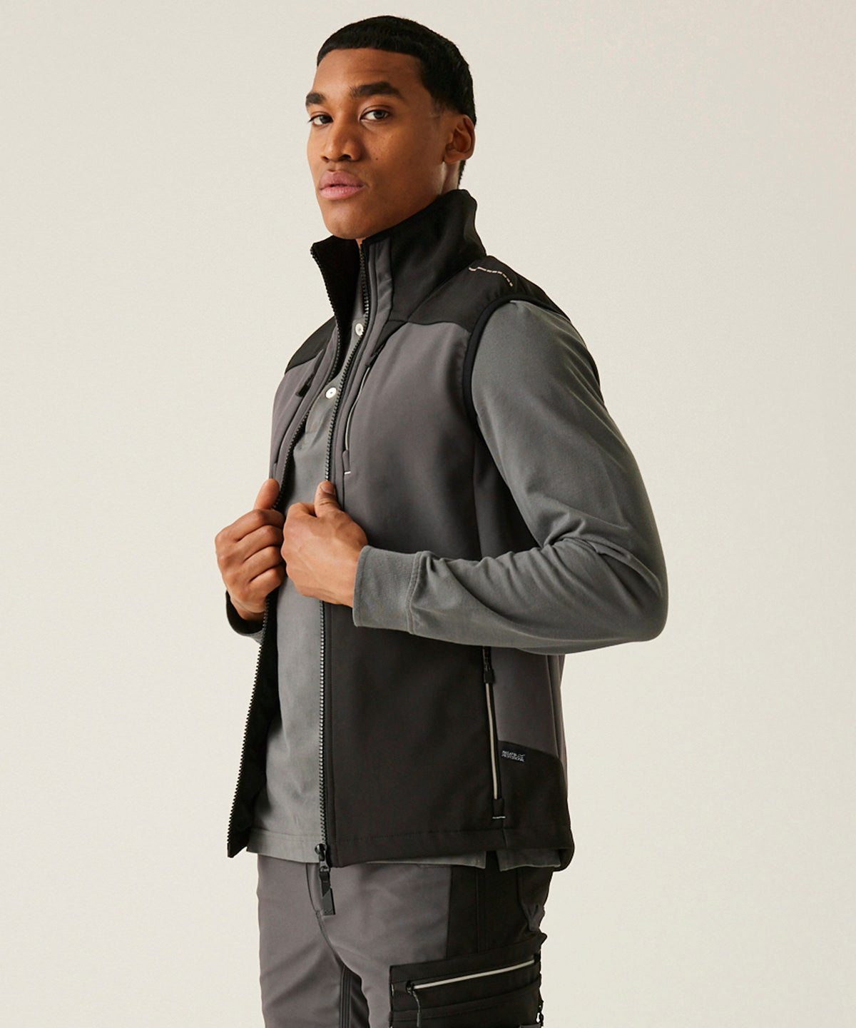 4-Tex stretch 3-layer softshell bodywarmer