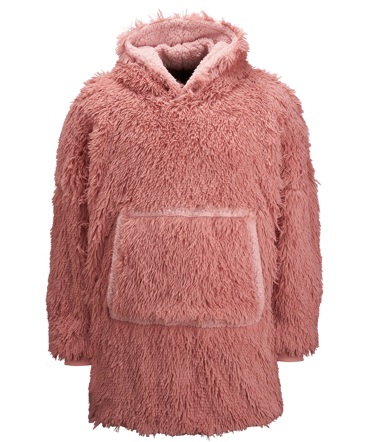 The Ribbon oversized cosy reversible shaggy sherpa hoodie