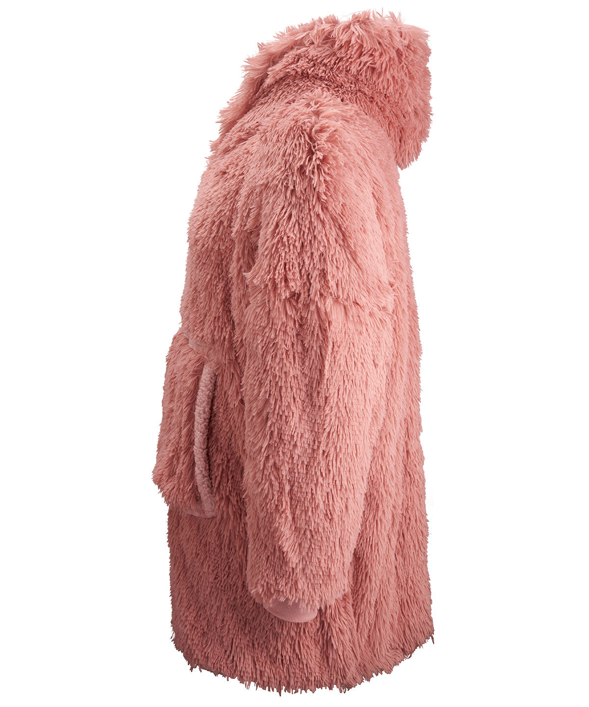 The Ribbon oversized cosy reversible shaggy sherpa hoodie