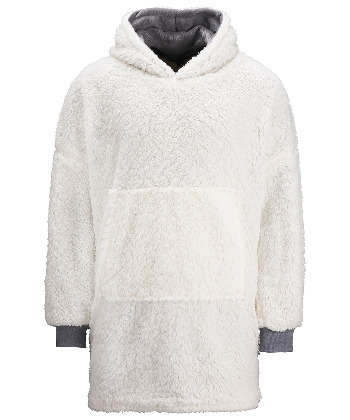 The Ribbon oversized cosy reversible sherpa hoodie