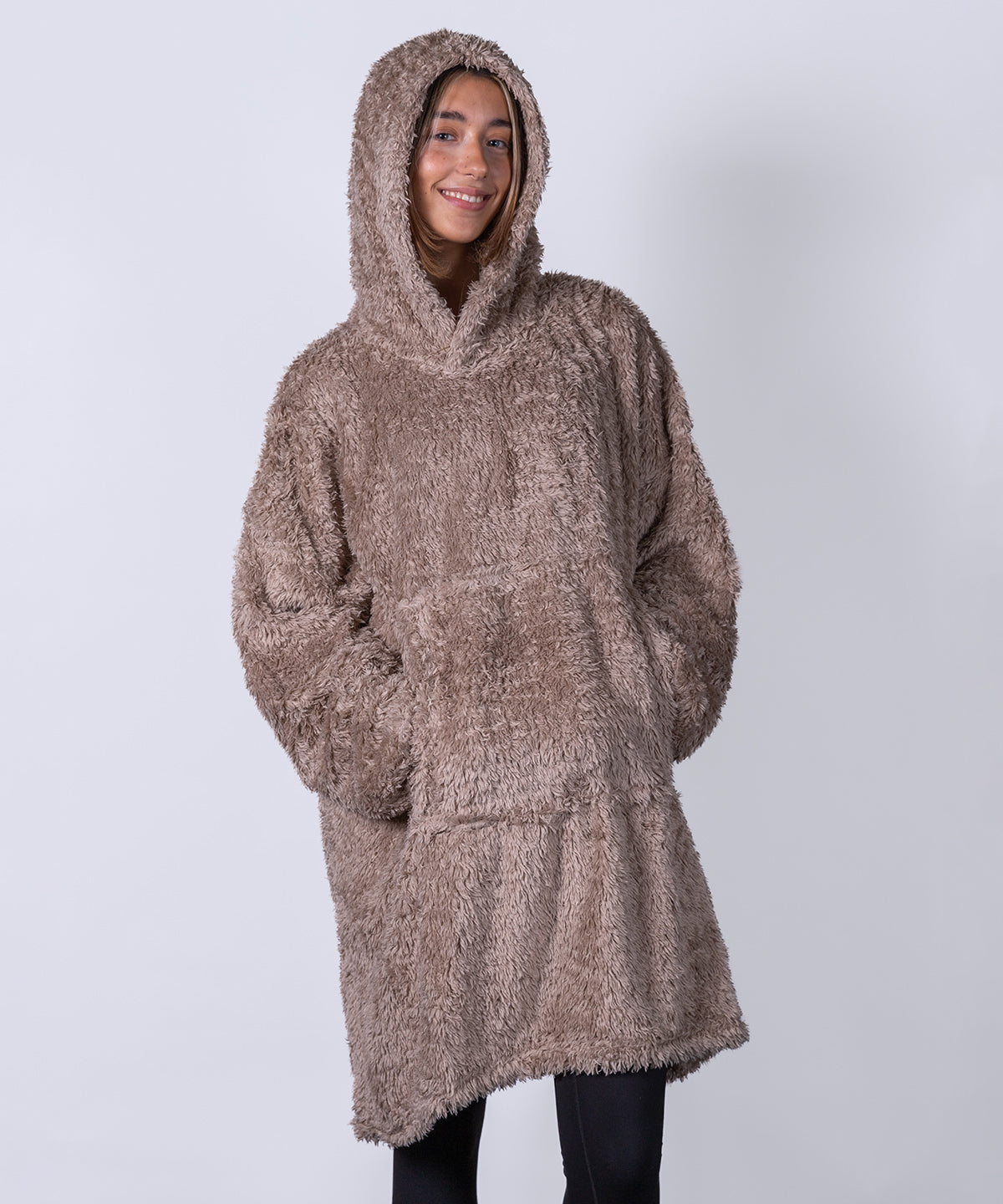 The Ribbon teddy bear fabric hoodie