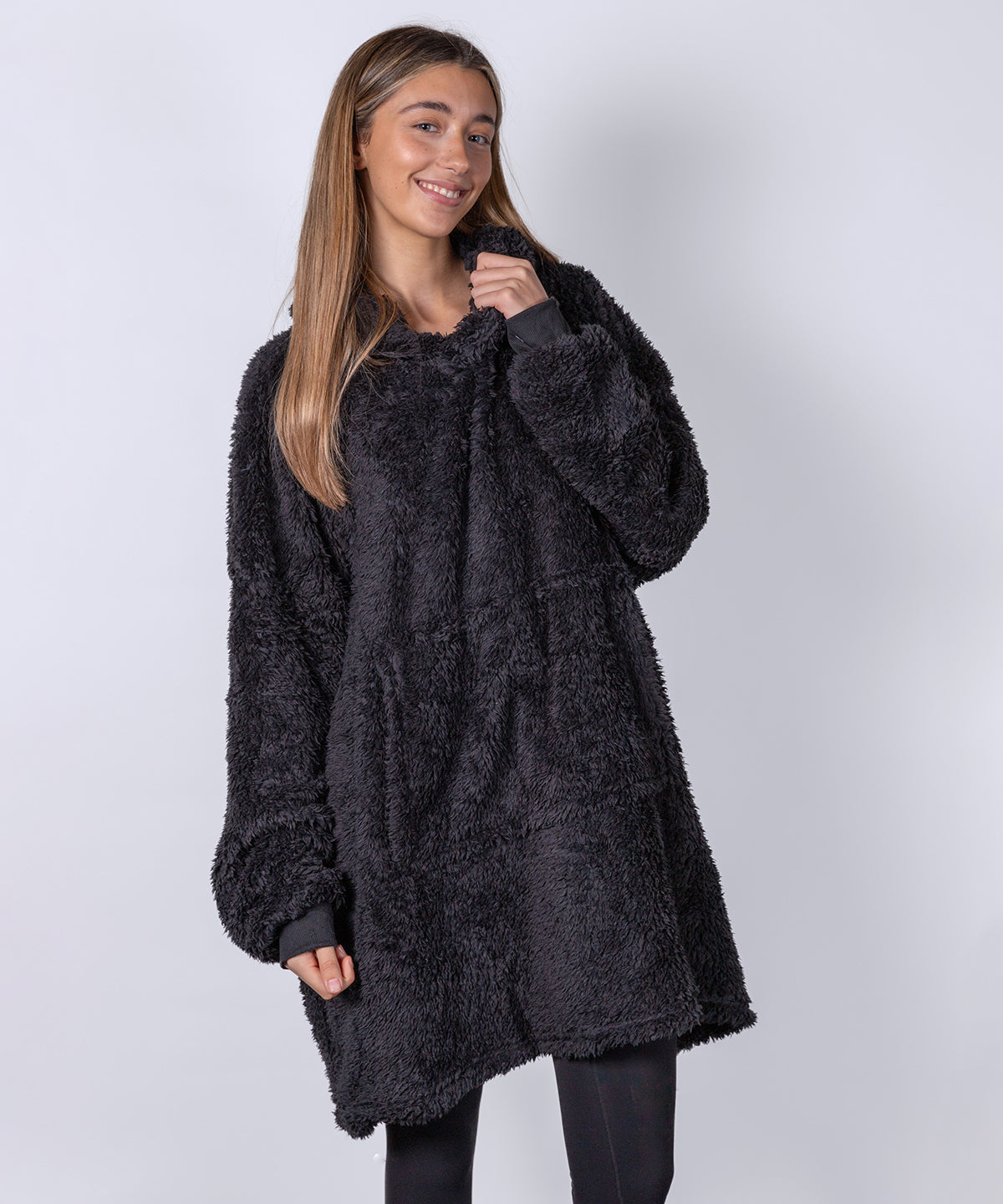 The Ribbon teddy bear fabric hoodie