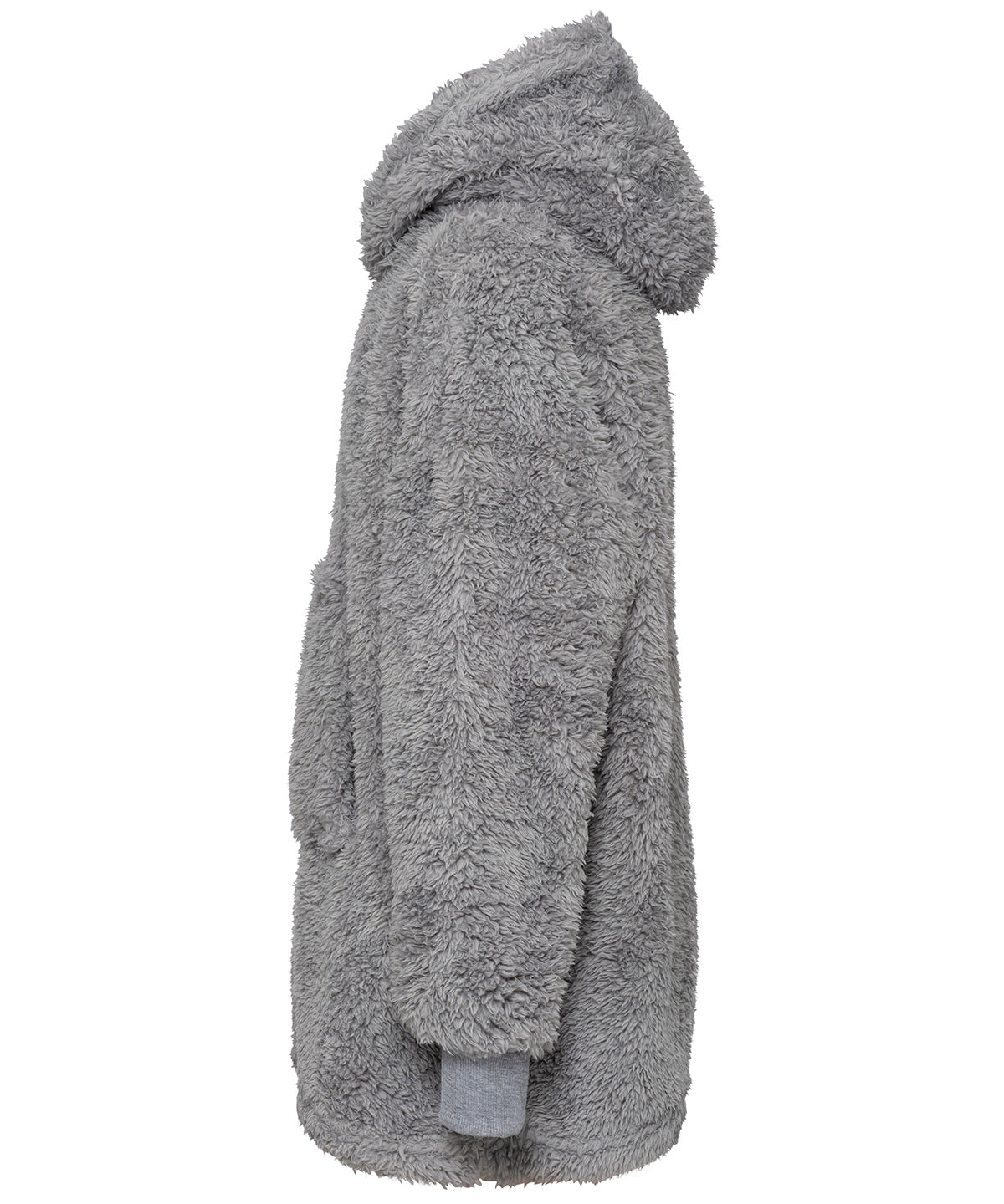 The kids Ribbon teddy bear fabric hoodie