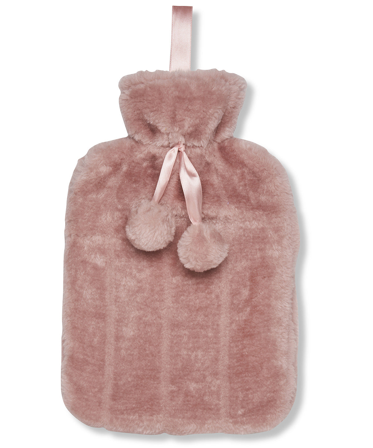 Luxury classic faux fur hot water bottle and cover
