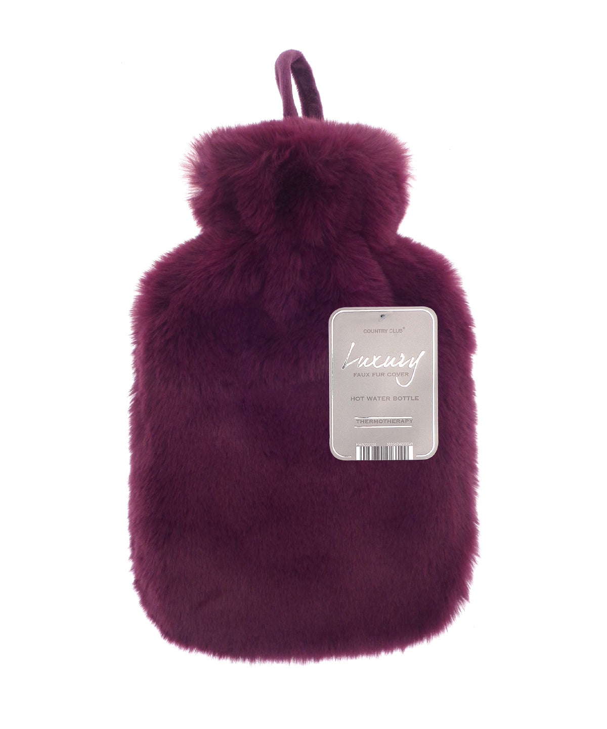 Super luxury faux fur hot water bottle and cover