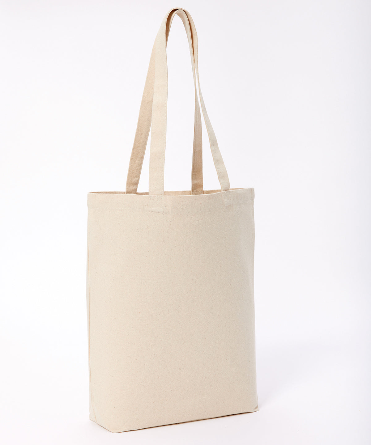 Recycled premium canvas ‘flat base’ shopper