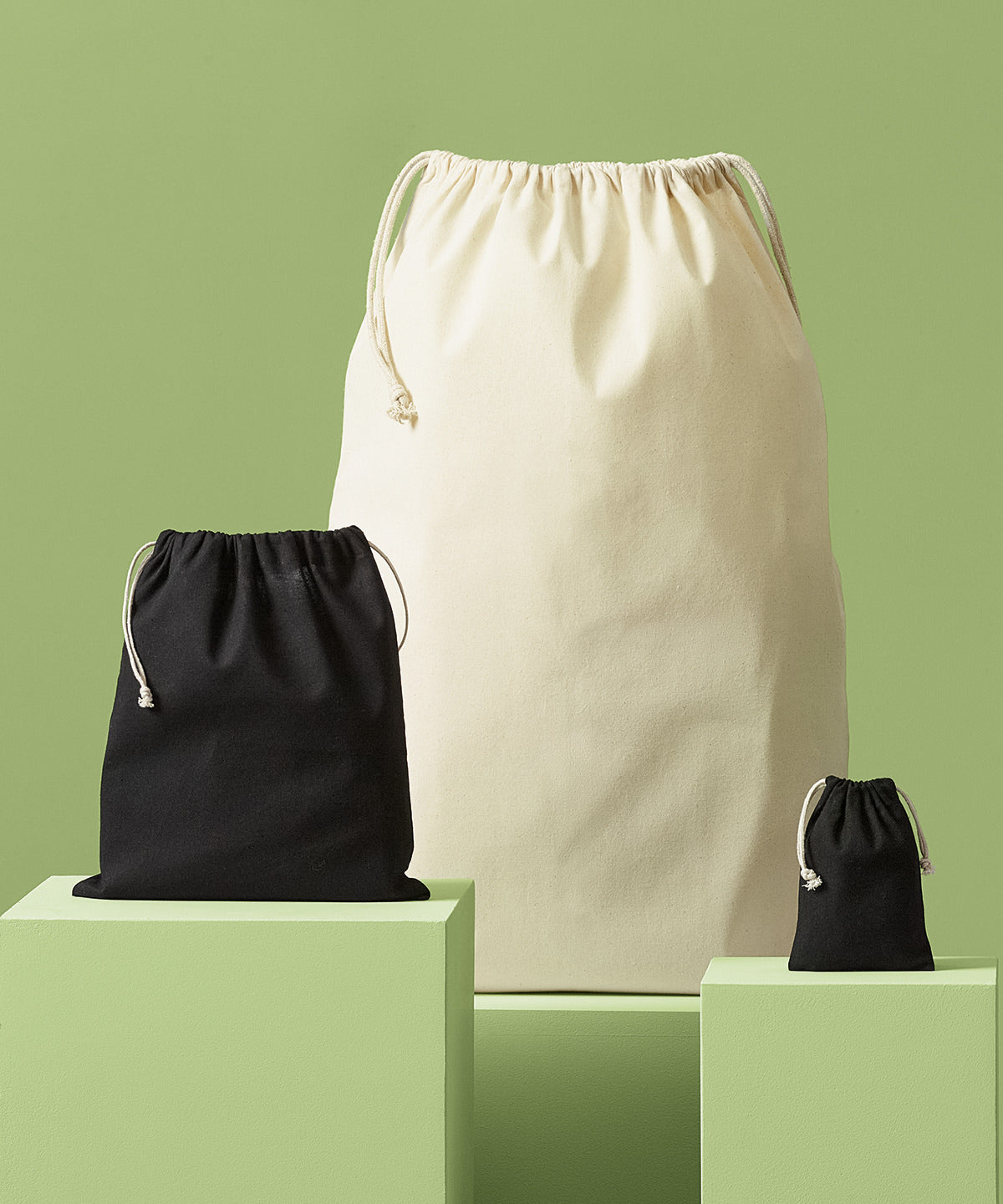 Recycled cotton stuff bag