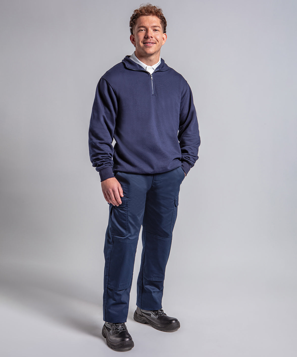 Pro ¼-neck zip sweatshirt