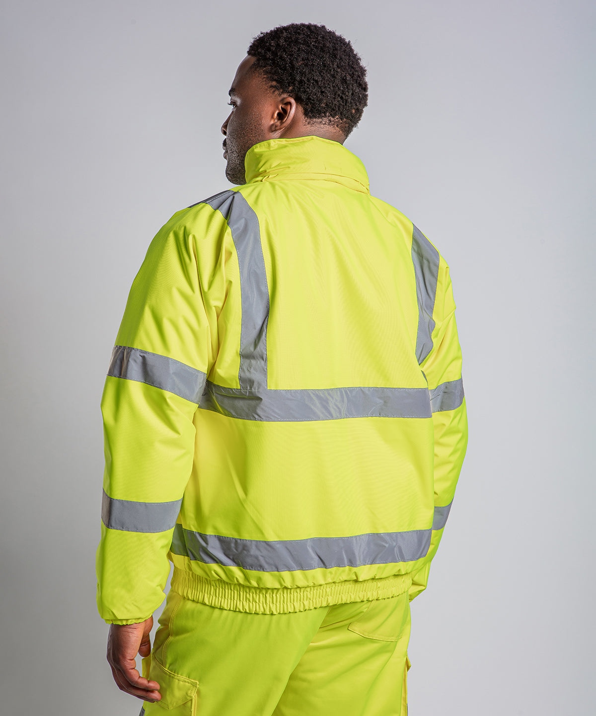 High visibility bomber jacket