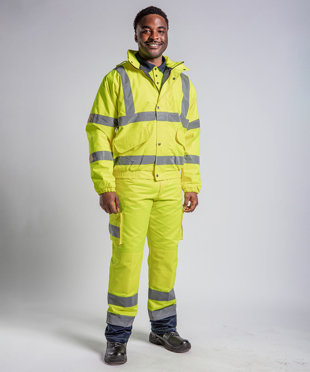 High visibility bomber jacket