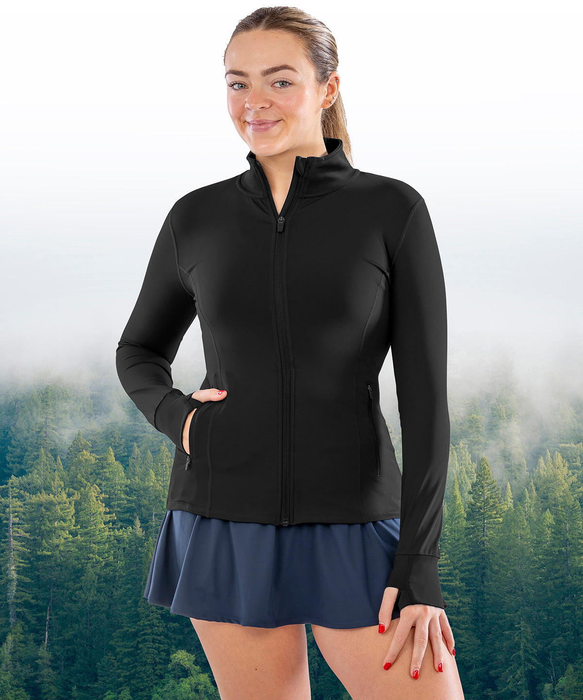 Spiro recycled women’s fitness jacket