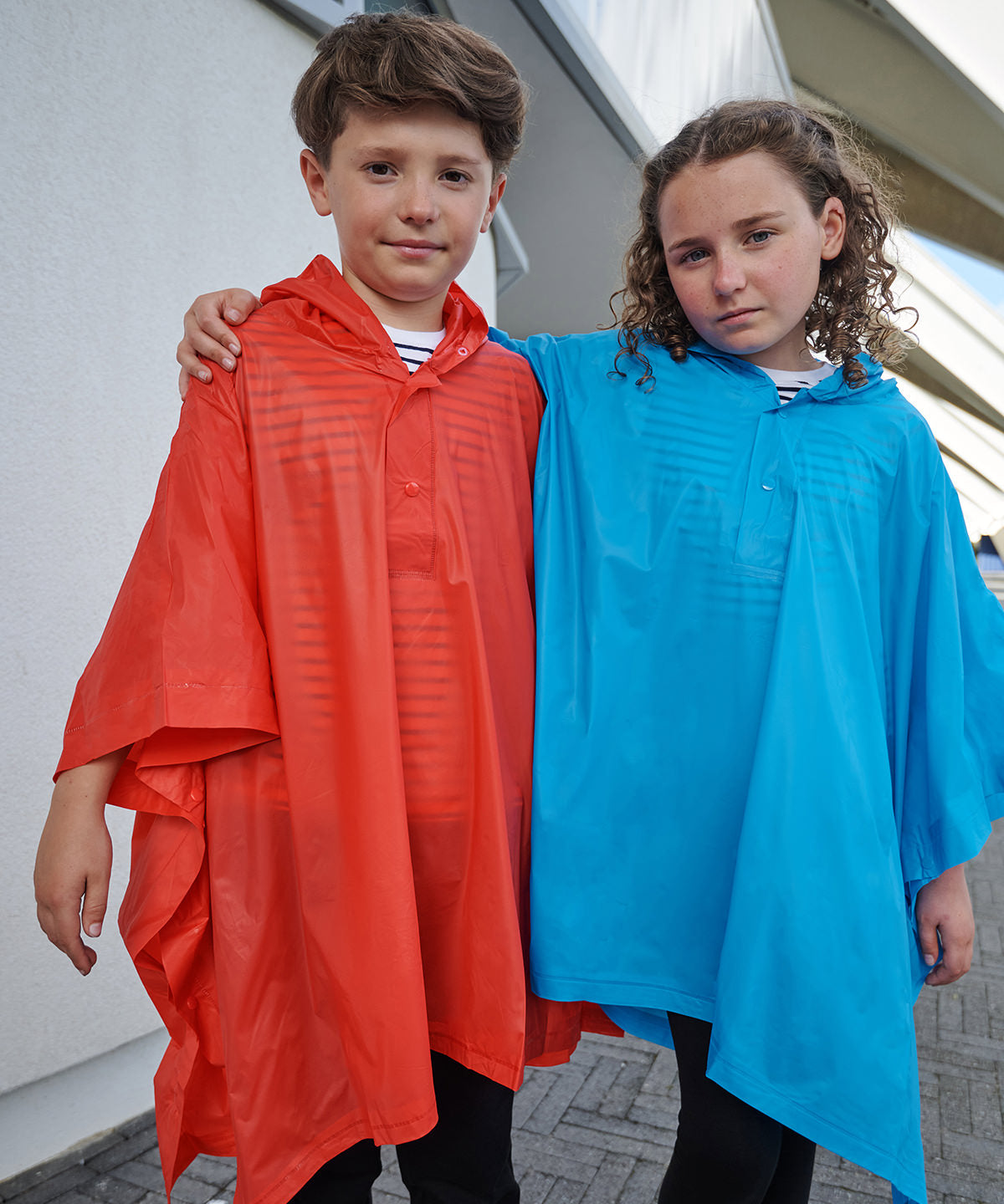 Kids plastic poncho