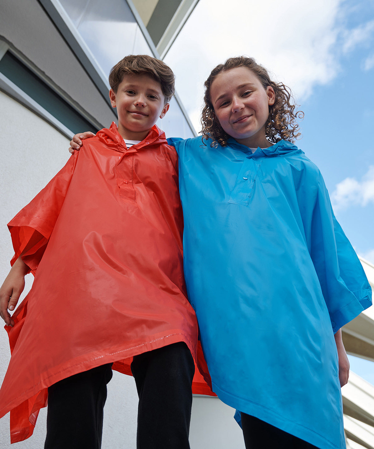 Kids plastic poncho