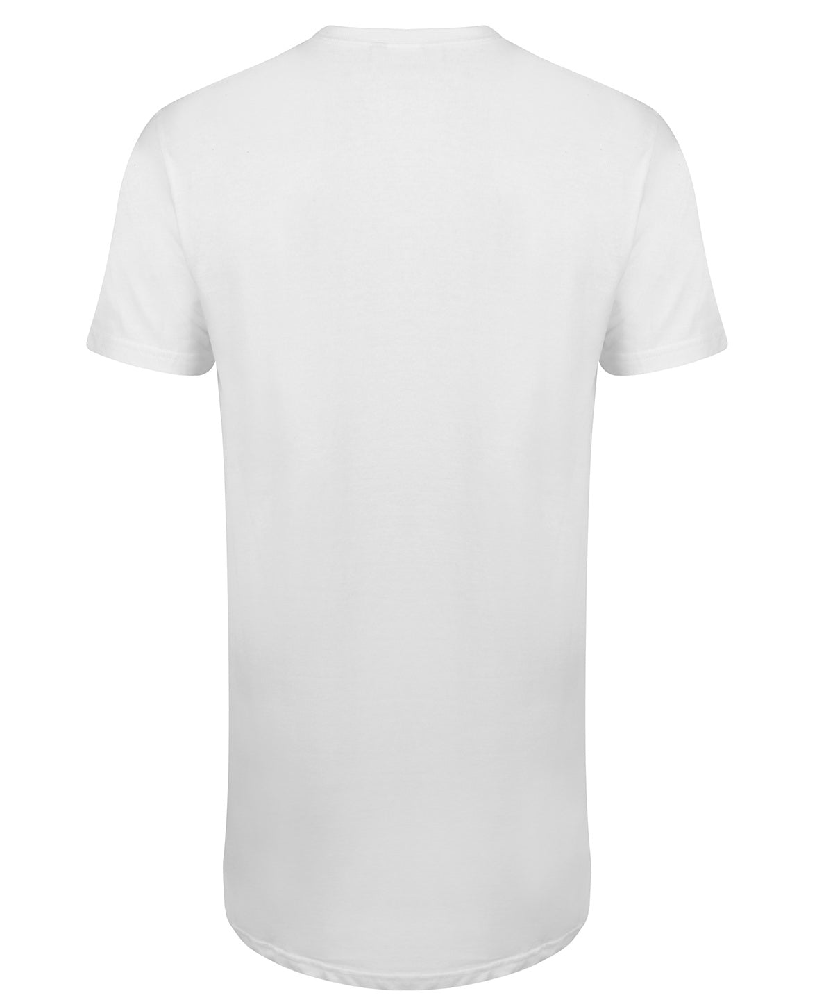 Longline t-shirt with dipped hem
