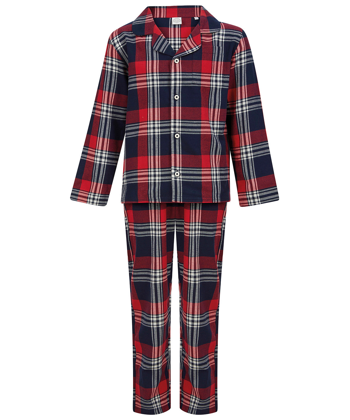 Kids tartan lounge set